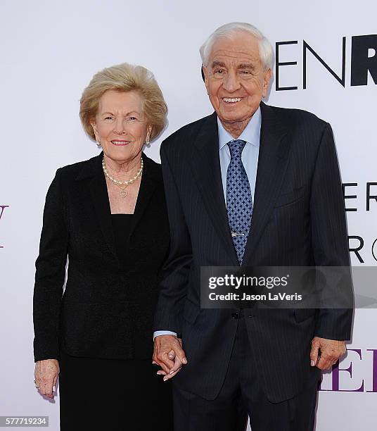 Director Garry Marshall and wife Barbara Marshall attend the premiere of "Mother's Day" at TCL Chinese Theatre IMAX on April 13, 2016 in Hollywood,...