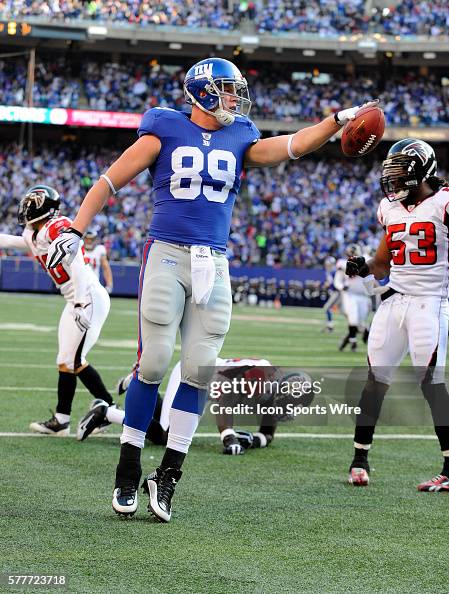Kevin Boss New York Giants tight end Kevin Boss reacts after a touchdown during ...