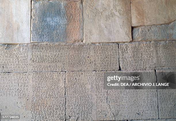 Greek Coding Gortyn Code Photos and Premium High Res Pictures - Getty Images