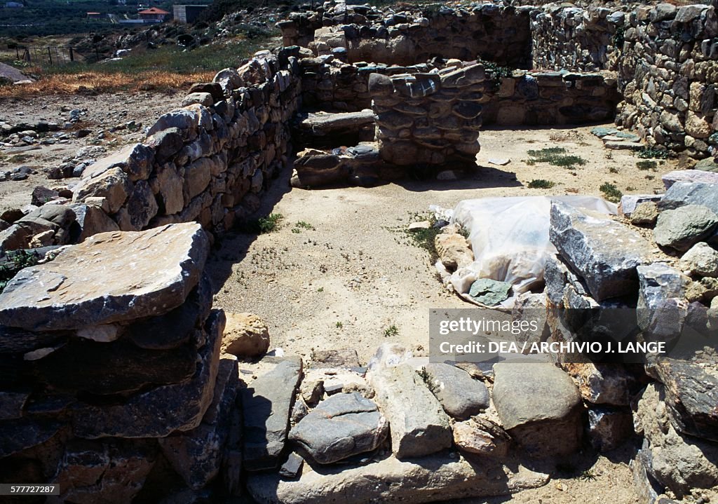 Ruins, archaeological site of Tripitos, Sitia