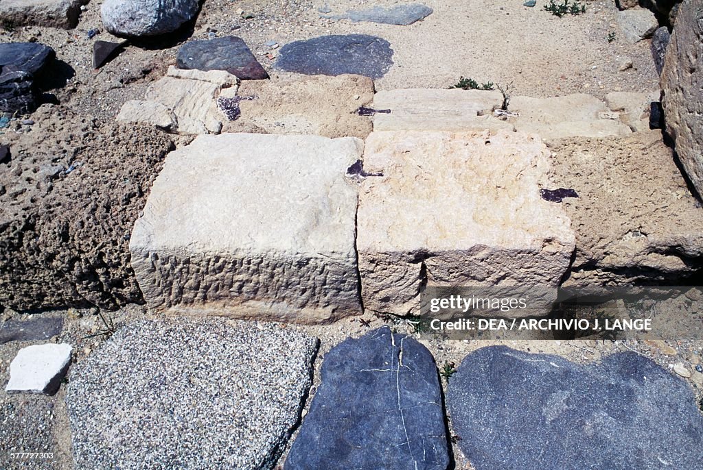 Ruins, archaeological site of Tripitos, Sitia