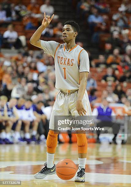 Texas Longhorns' Isaiah Taylor during a Big-12 Mens Basketball game between the Texas Longhorns and the TCU Horned Frogs at the Frank Erwin Center in...