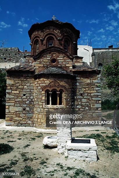 Agios Apostoli church at Pyrgi, Chios Island. Greece, 14th century.