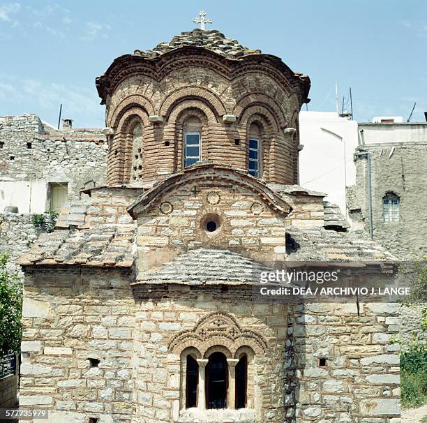 Agios Apostoli church in Pyrgi, Chios Island. Greece, 14th century.