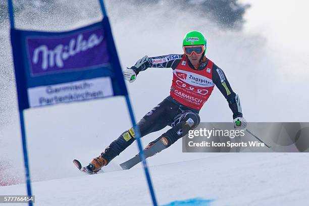 March 12, 2010: Ted LIGETY USA in action during the mens giant slalom race at the Audi FIS Alpine Skiing World Cup Finals the finale to the 2009-2010...