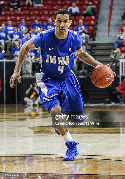 Air Force Falcons forward Kamryn Williams during the game between Air Force Falcons and Fresno State Bulldogs in the Mountain West Conference...