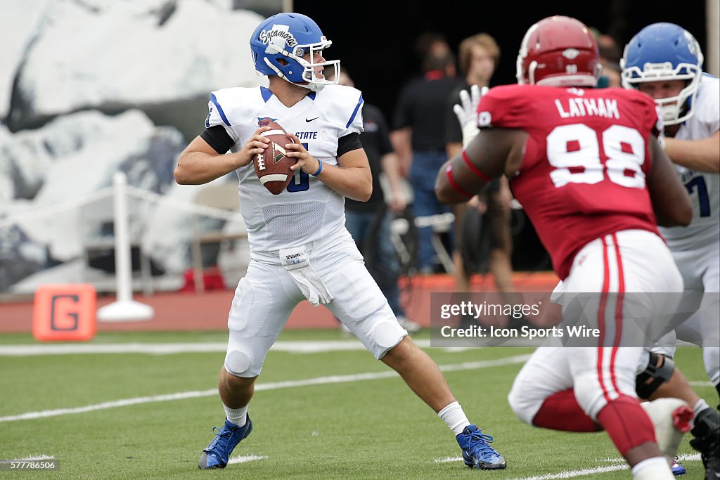 NCAA FOOTBALL: AUG 30 Indiana State at Indiana