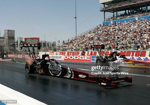 Larry Dixon Jr Al-Anabi Racing NHRA Top Fuel Dragster during the 11th Annual SummitRacing.com Nationals at The Strip at the Las Vegas Motor Speedway...