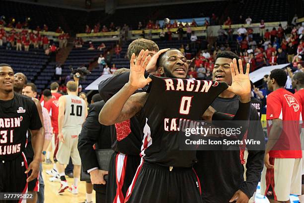 During the WKU v University of Louisiana Lafayette Men's Semifinal basketball game at UNO Lakefront Arena, New Orleans, LA.