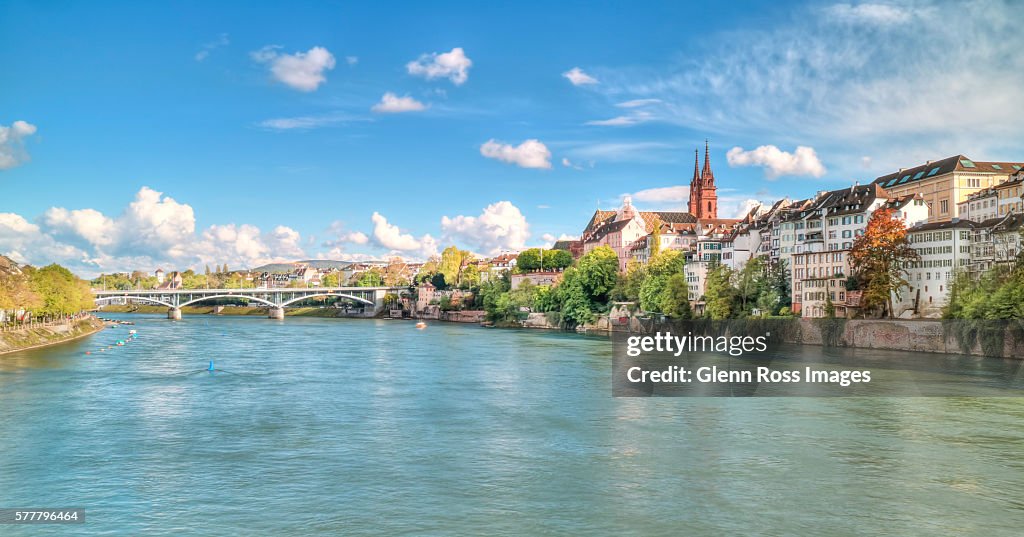 Basel Old Town and the Rhine