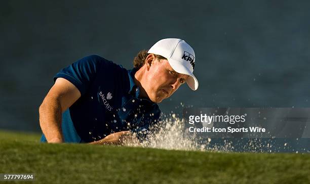 Phil Mickelson during the Second Round of the Quail Hollow Championship at Quail Hollow Country Club in Charlotte, North Carolina on April 30, 2010.