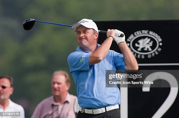 June 2010: Damien McGrane in action on day three of the Celtic Manor Wales Open 2010, in the Celtic Manor Resort and Golf Club, part of the Race to...