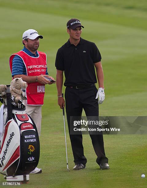 June 2010: Martin Kaymer in action on day three of the Celtic Manor Wales Open 2010, in the Celtic Manor Resort and Golf Club, part of the Race to...