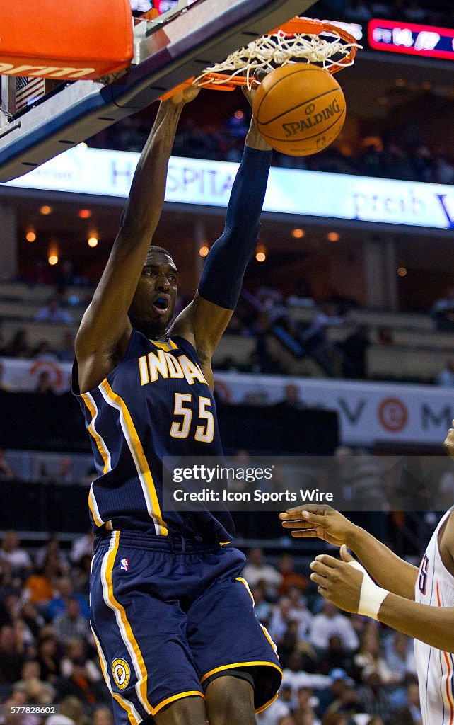 NBA: OCT 29 Pacers at Bobcats