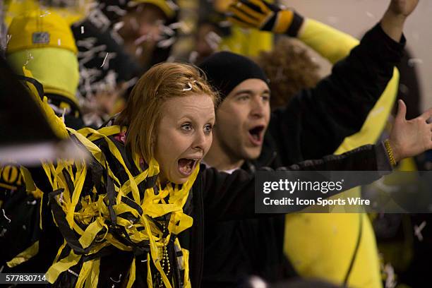 Columbus Crew fan after the game between the Columbus Crew and Philadelphia Union at the Columbus Crew Stadium in Columbus, Ohio.