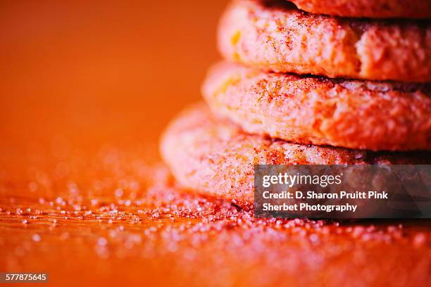 snickerdoodle sugar cookies - snickerdoodle stock-fotos und bilder