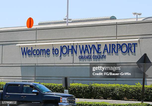 John Wayne Airport, Orange County on July 18, 2016 in Santa Ana, California.