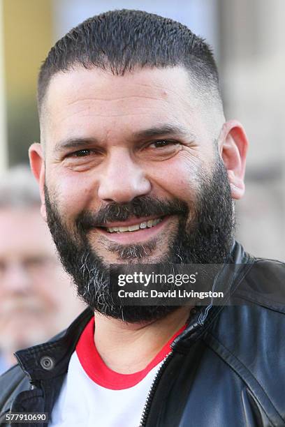 Actor Guillermo Diaz arrives at the premiere of New Line Cinema's "Lights Out" at the TCL Chinese Theatre on July 19, 2016 in Hollywood, California.