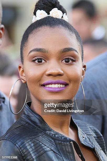 Actress China Anne McClain arrives at the premiere of New Line Cinema's "Lights Out" at the TCL Chinese Theatre on July 19, 2016 in Hollywood,...