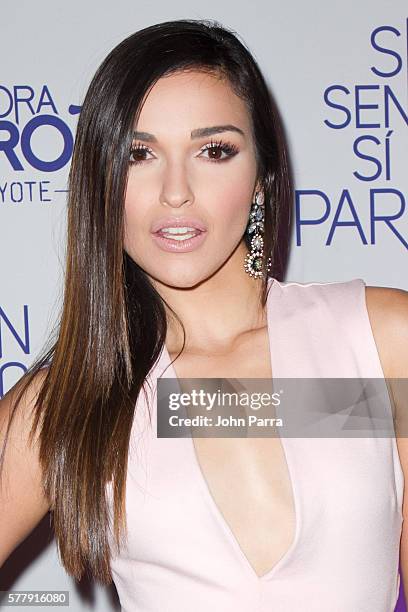 Fefi Oliveira attends premiere of new Telemundo productions Silvana Sin Lana, Sin Senos Si Hay Paraiso and Senora Acero 3 La Coyote at Conrad Hotel...