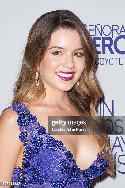 Ana Carolina Grajales attends premiere of new Telemundo productions Silvana Sin Lana, Sin Senos Si Hay Paraiso and Senora Acero 3 La Coyote at Conrad...