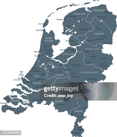 Netherlands Map Netherlands Map