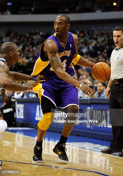 Los Angeles Lakers shooting guard Kobe Bryant finished with 21 points in an NBA game between the Los Angeles Lakers and the Dallas Mavericks at the...