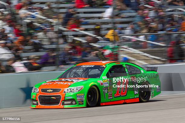 Danica Patrick, driver of the GoDaddy Get Found Chevrolet finished 27th in the rain delayed 18th Annual Duck Commander 500 at Texas Motor Speedway in...