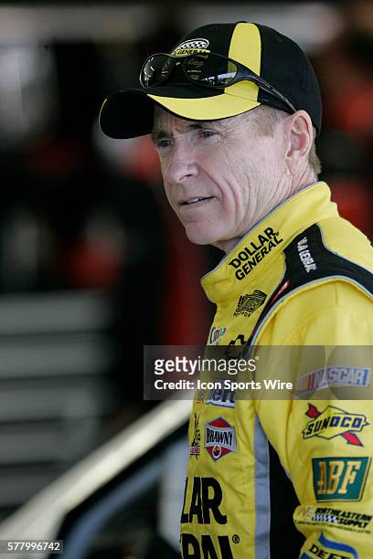 Mark Martin,driver of the Dollar General Chevrolet during practice for the 2011 Sam's Town 300 Nationwide Series race at Las Vegas Motor Speedway in...