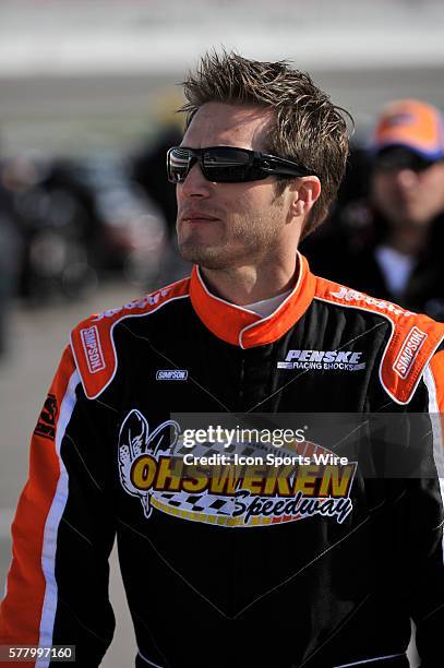 Yeley during qualifying for the Sam's Town 300 Nationwide Series race at Las Vegas Motor Speedway in Las Vegas, NV.