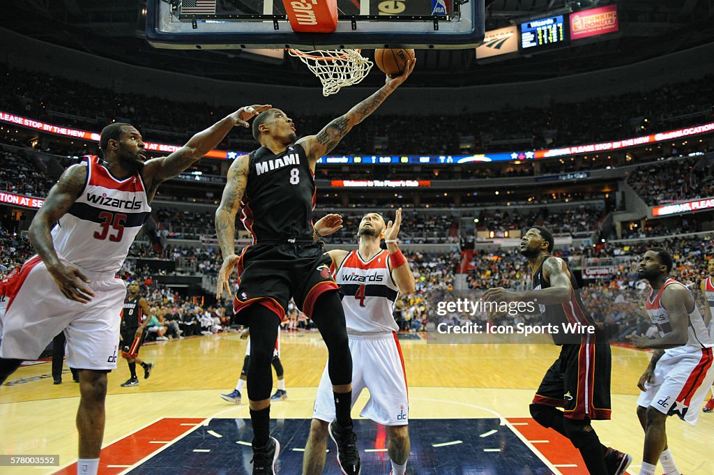 NBA: APR 14 Heat at Wizards