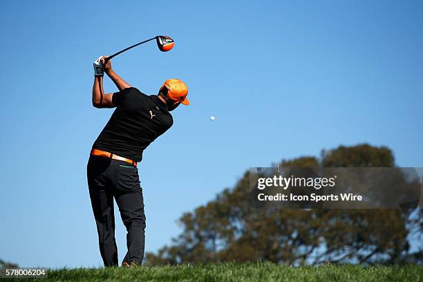 Rickie Fowler during the third round of the Farmers Insurance Open at Torrey Pines in La Jolla, CA.