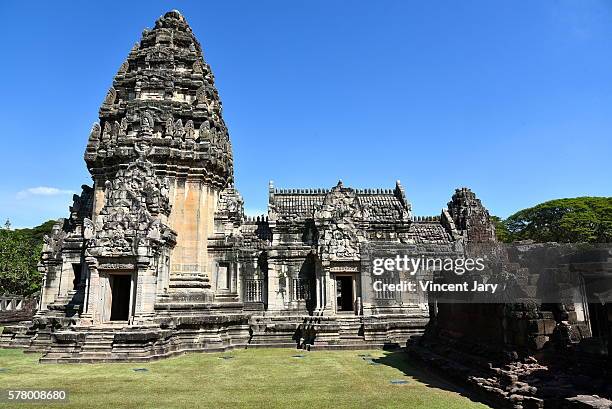 prasat hin buddhist temple, phimai thailand - phimai stock pictures, royalty-free photos & images