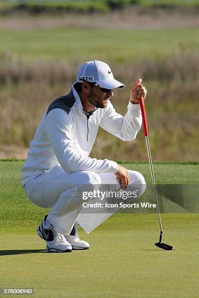 Kyle Stanley, during the first round of the RBC Heritage presented by Boeing, golf tournament, from Harbour Town Golf Links in Hilton Head.