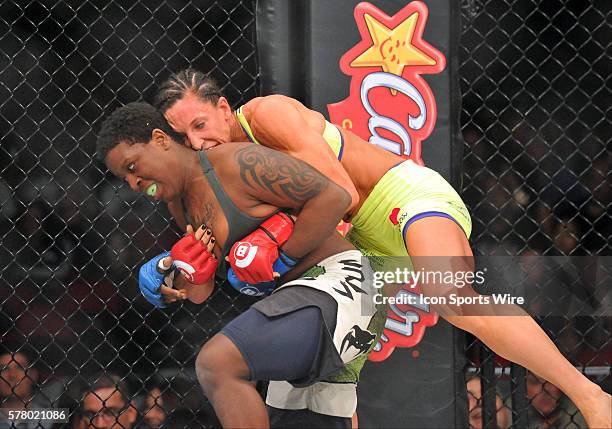 Bellator 133 MMA at at the Save Mart Center in Fresno, CA - Julia Budd vs. Gabrielle Holloway. Budd, the No.2 women's featherweight in the world...