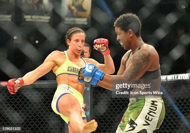 Bellator 133 MMA at at the Save Mart Center in Fresno, CA - Julia Budd vs. Gabrielle Holloway. Budd, the No.2 women's featherweight in the world...