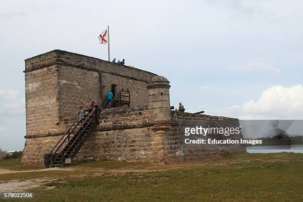 Fort Matanzas National Monument, Spanish fort built in 1742, Florida Atlantic coast.