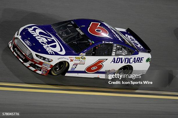 Trevor Bayne during the running of the NASCAR Sprint Cup Series Budweiser Duel race at Daytona International Speedway in Daytona, Florida