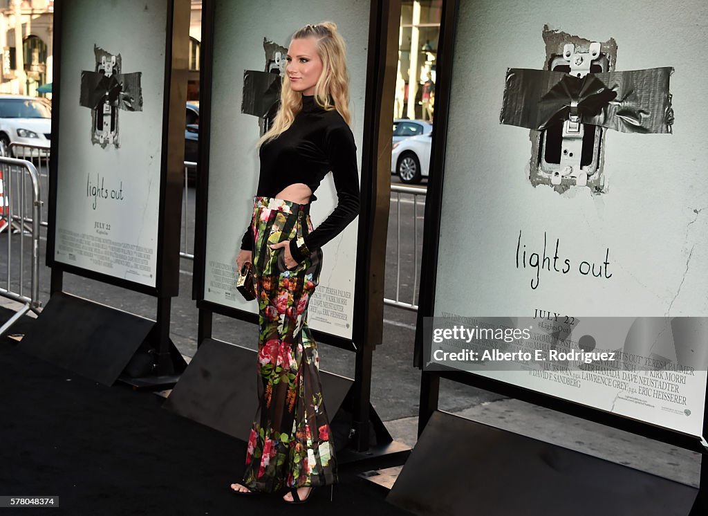 Premiere Of New Line Cinema's "Lights Out" - Arrivals