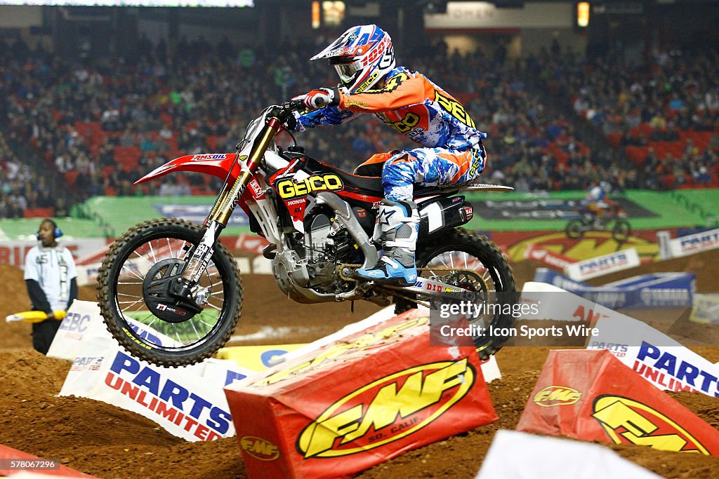 AUTO: FEB 21 Supercross - AMA Monster Energy FIM World Championship - Round 8 - Atlanta