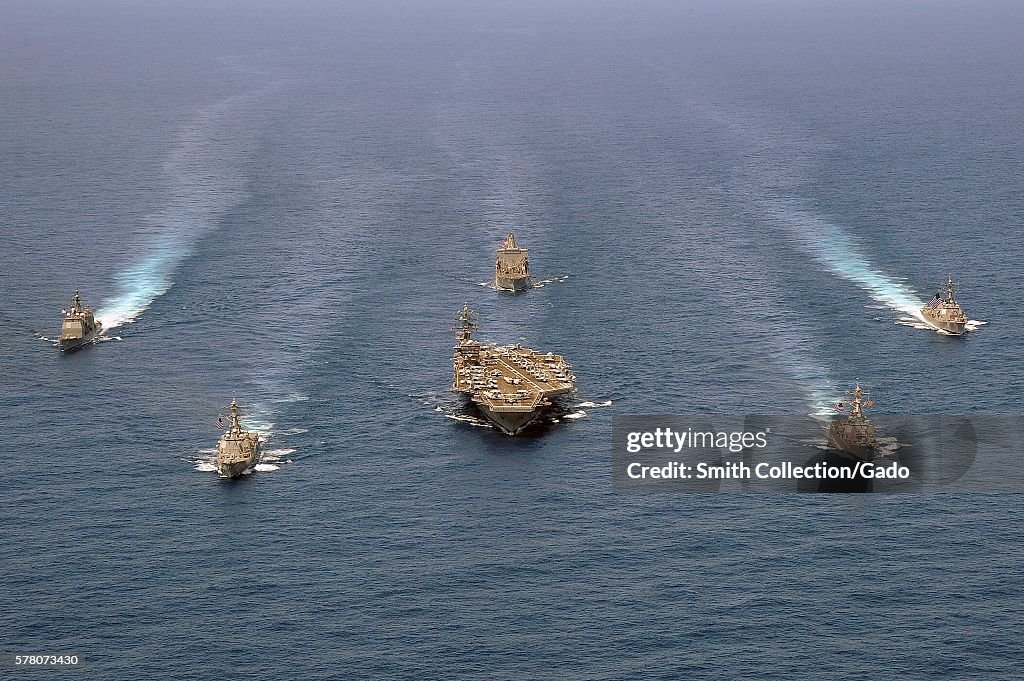 U.S. Navy Ships Are In The Atlantic Ocean