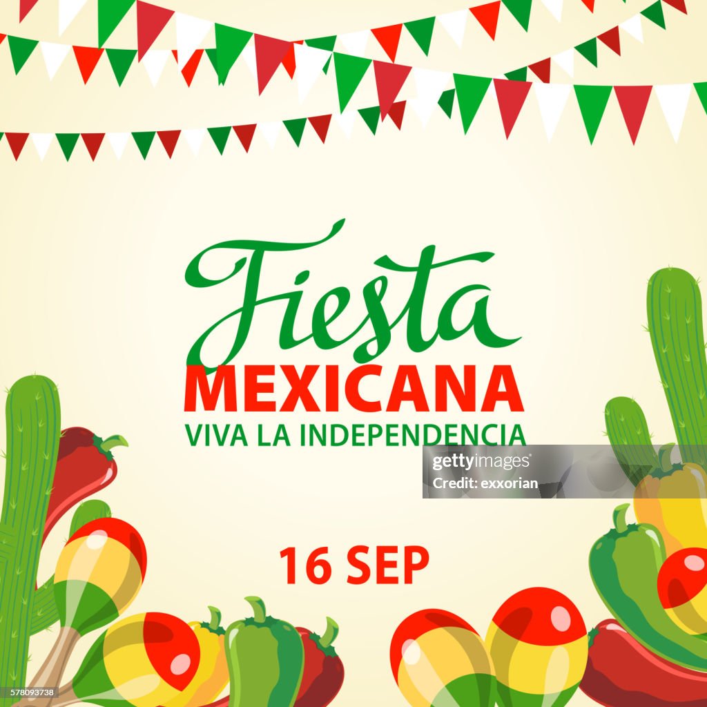 Mexican Independence Day Invitation