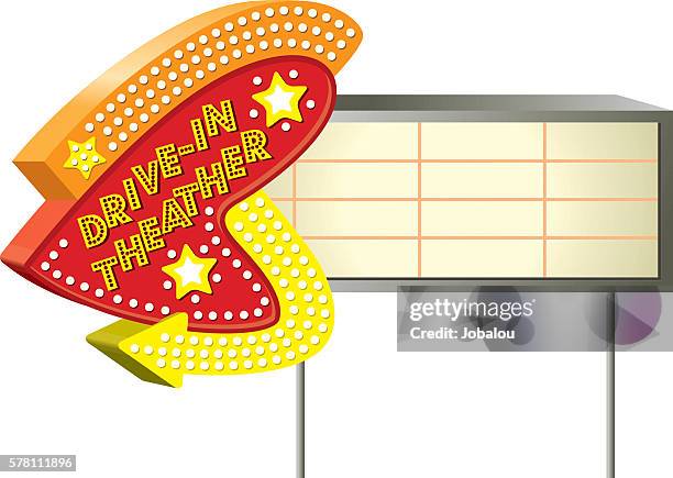 Drive In Sign 325 Drive In Movie Theater Sign Stock Photos, High-Res Pictures, and ...