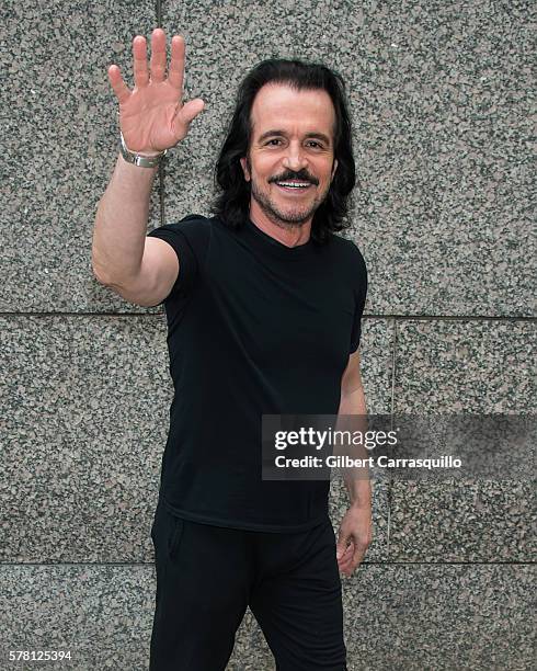 Musician Yanni is seen in Philadelphia during his 2016 North American Tour on July 20, 2016 in Philadelphia, Pennsylvania.