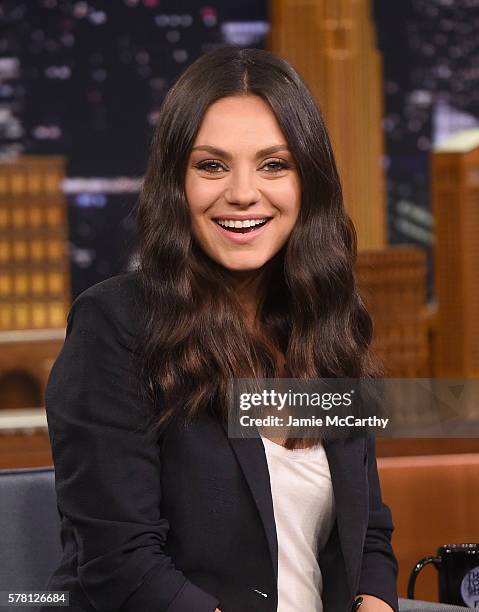 Mila Kunis visits "The Tonight Show Starring Jimmy Fallon"at Rockefeller Center on July 20, 2016 in New York City.