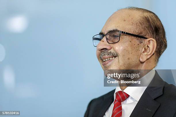 Billionaire Adi Godrej, chairman of the Godrej Group, reacts during an interview in Mumbai, India, on Thursday, July 14, 2016. Godrej is considering...