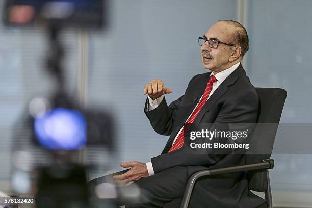 Billionaire Adi Godrej, chairman of the Godrej Group, speaks during an interview in Mumbai, India, on Thursday, July 14, 2016. Godrej is considering...