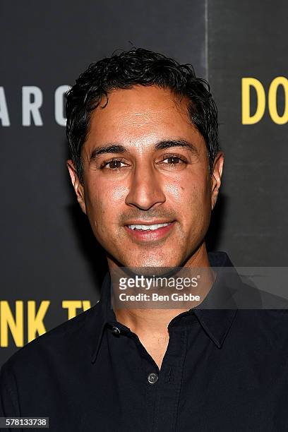 Filmmaker Malik Bendjelloul attends the "Don't Think Twice" New York Premiere at Sunshine Landmark on July 20, 2016 in New York City.