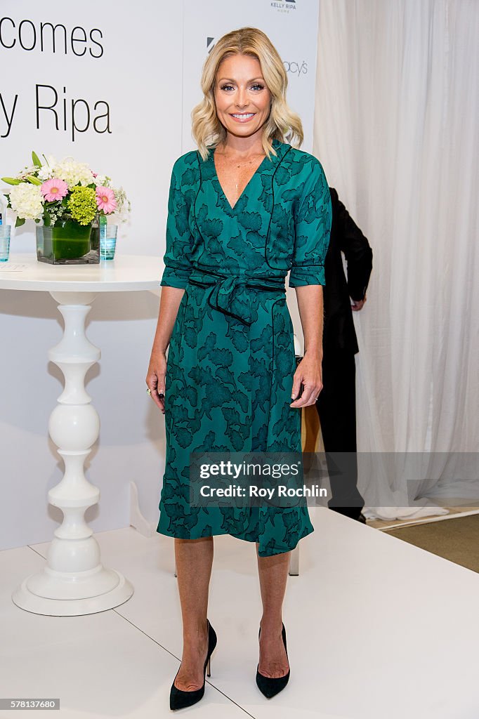 Kelly Ripa attends the Kelly Ripa Home Collection for Macy's launch ...