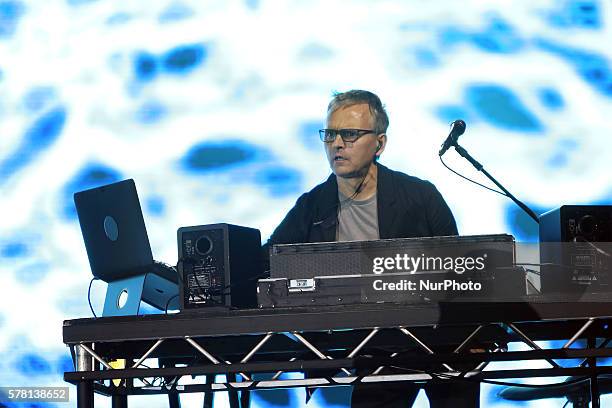 British soul and R&amp;B singer Seal performs at the EDP Cool Jazz music festival in Oeiras, Portugal, on July 20, 2016. Photo: Pedro Fiuza